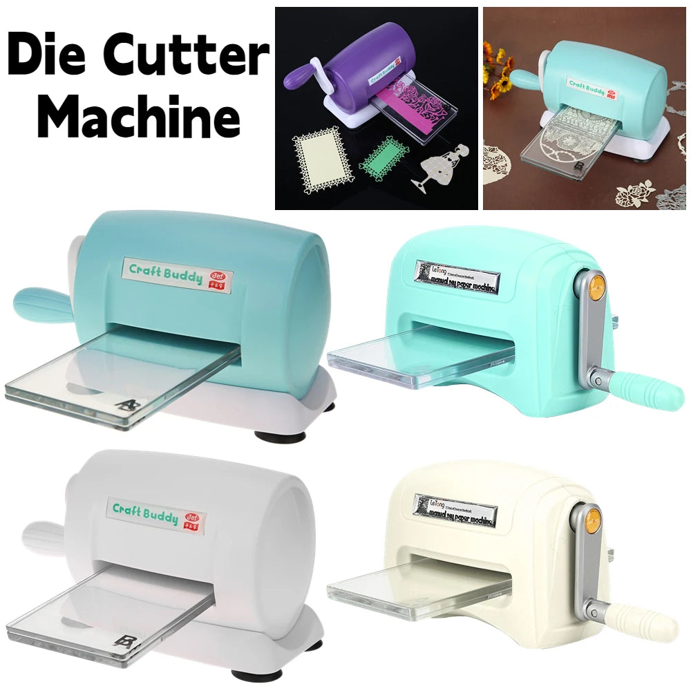 Scrapbook Die Cutter Machine Home Diy Handcraft Diecutter Scrapbooking Cutting Machine Embossing Paper Die Cutters for Crafts