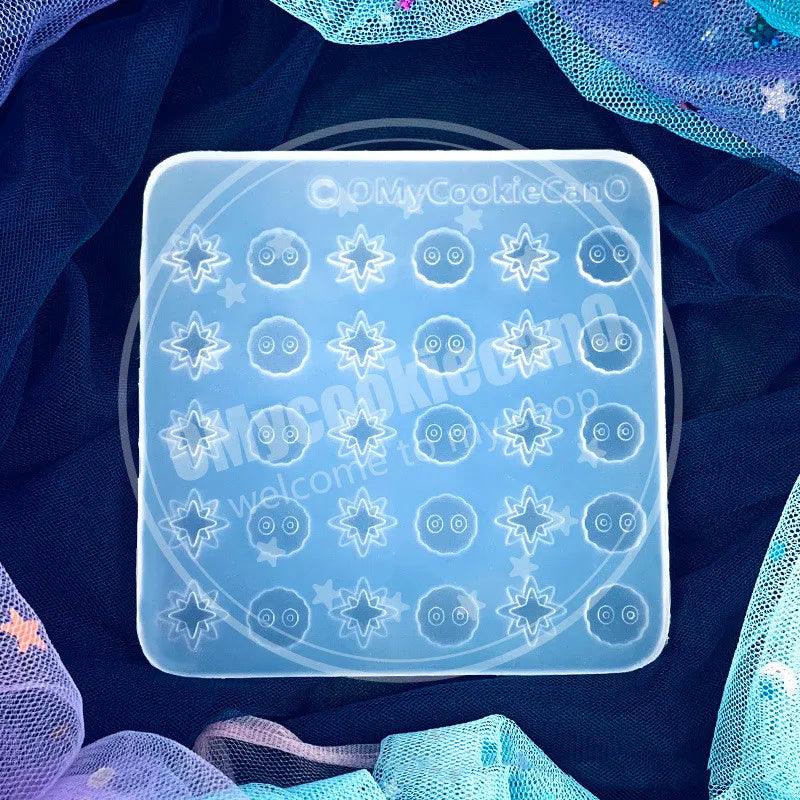 DIY Full Transparent Cute Mini 30 Even Game Console Candy Crystal Epoxy Resin Mold Cat Claw Food Grade Silicone Mold