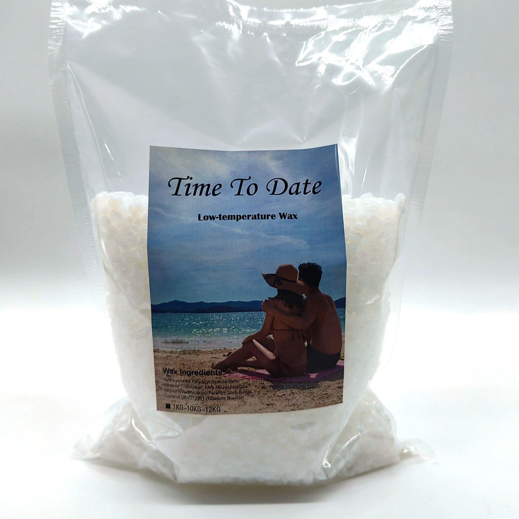 Beauty Spa quality 1kg 2.2LB Rosin free clear wax hypoallergenic hard wax bead transparent gel low melting point waxing