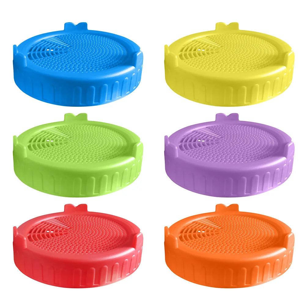 Sprouting Lid Seed Growing Fermentation Vegetable Sealing Lids for Mason Jar Food Grade Mesh Sprout Cover Kit