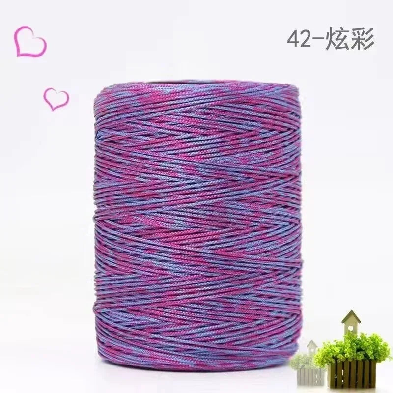 100g 230M Ice Silk Bright Yarn Thin Ice Blended Braided Thread for DIY Hand Knitting and Crocheting Projects