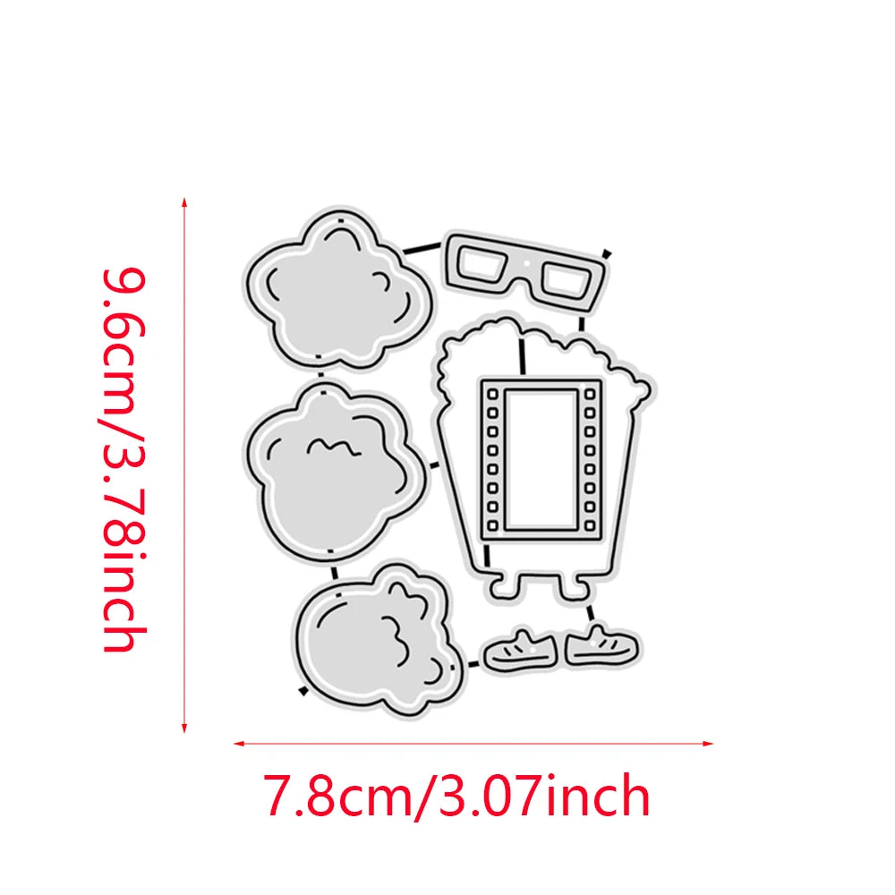 Easter Party Decorations Metal Cutting Dies and Stamps for Scrapbooking Craft Stencil Embossing Supplies Clear Stamps