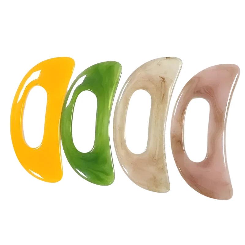 Guasha Board Resin Beeswax Massager Scraper Chinese Gua Sha Tool For Face Neck Back Body Acupuncture Pressure Massage Therapy