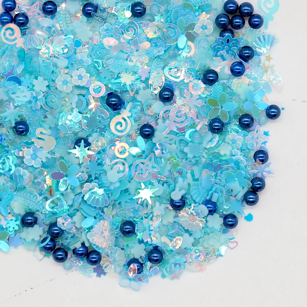 KSCRAFT Mixed Beads Sequins for DIY Card Making Craft Color Collection