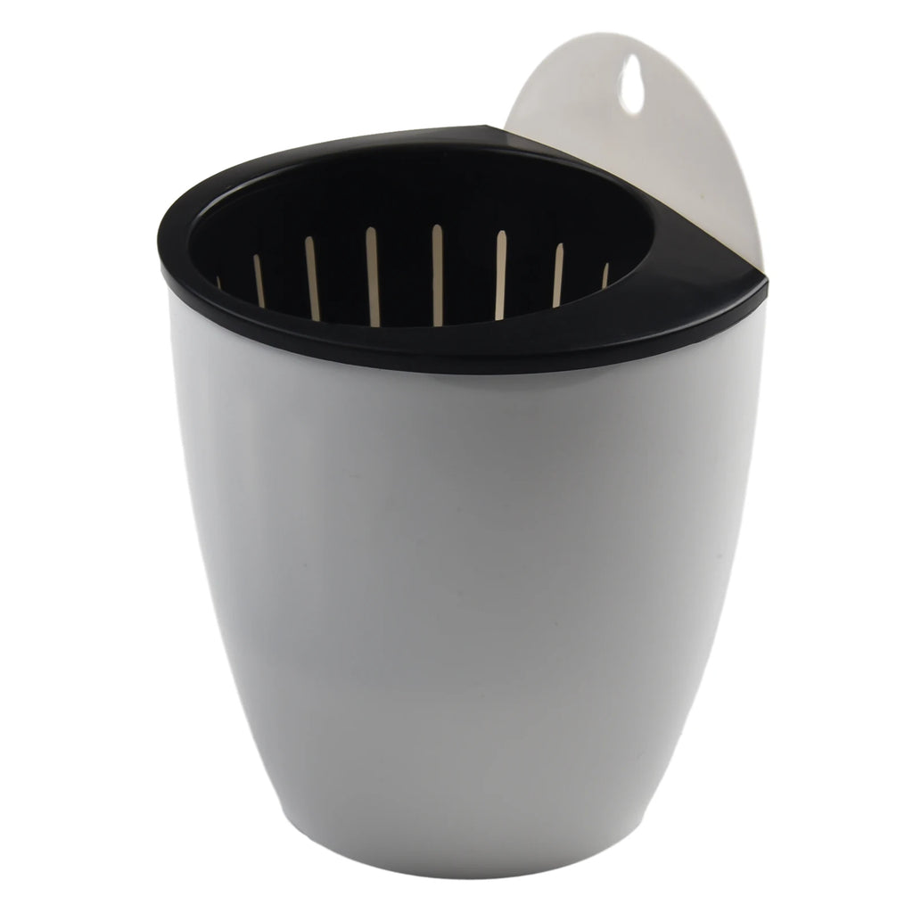 Wall-Mounted Flower Pot Automatic Water-Absorbing Plastic Green Dill Circular Creative Wall Hanging Green Luo Small Flower Pot