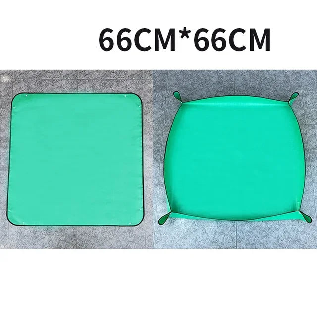 Thickened Waterproof Mats Garden Soil Change Mats Gardening Tools Plant Flower Pot Reusable Transplanting Change Pot Plant Mats
