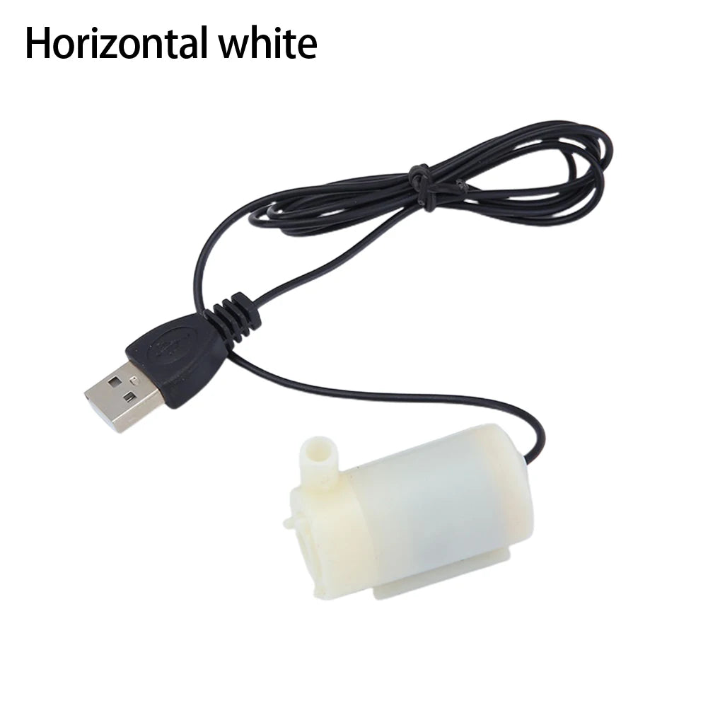 USB Water Pump Mini USB 0 ~ 60 Degree Celsius Anti-corrosive Corrosion-Resistant Electromagnetic USB Submersible Pum Golden