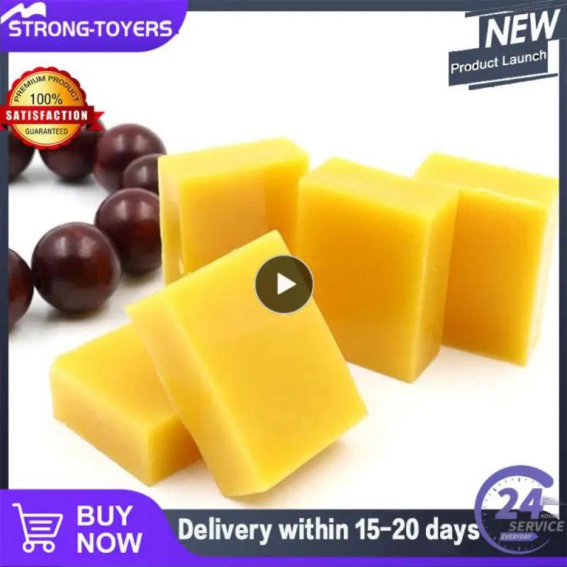 Beeswax Pure Natural Wood Furniture Floor Polishing Seasoning Beewax Wood Care Wax Leather Maintenance Waxing Home Garget - Winord