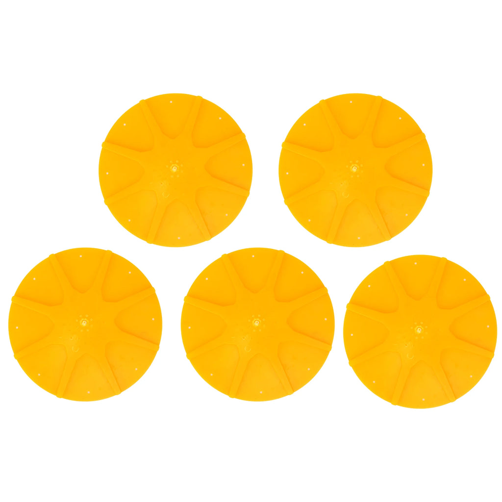 5 Pieces of 8 Way Bee Escape Equipment Plastic Beekeeping Beehive Round Beekeeper Tool for Beekeeping