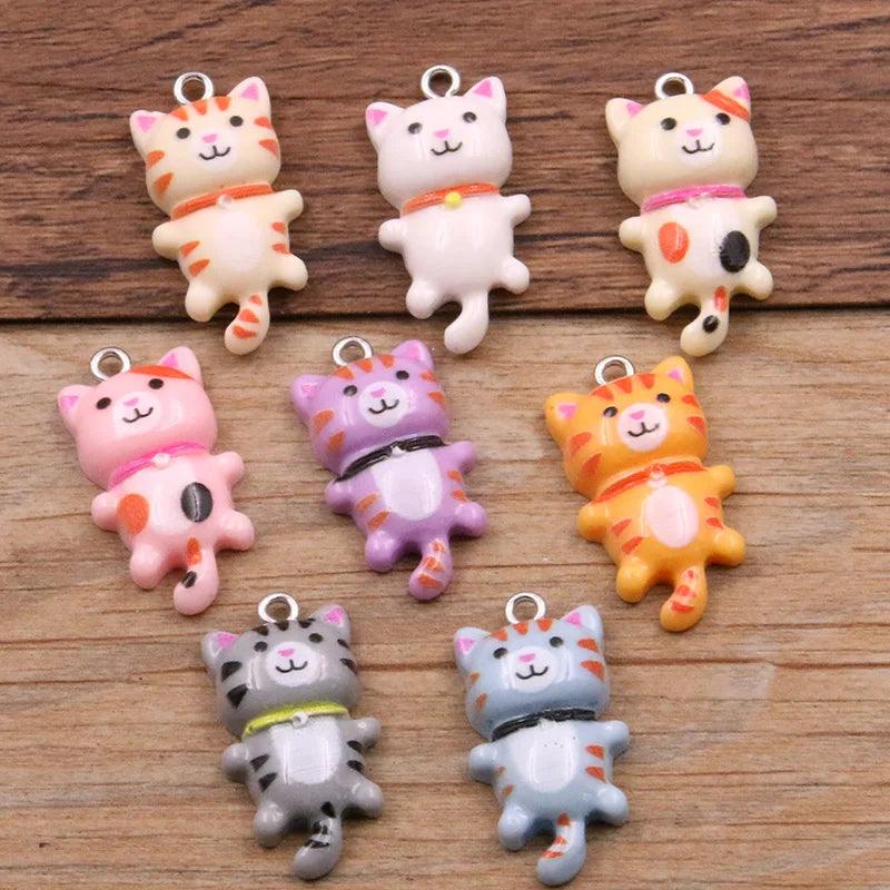 10Pcs 37 Styles Mix Fruit Animals Popsicle Candy Resin Earring Charms Diy Findings Keychain Bracelets Pendant For Jewelry Making
