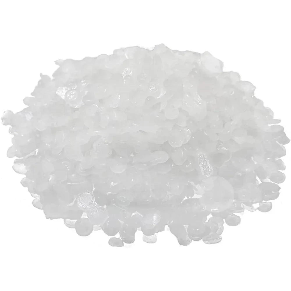 2 pounds (1kg) white bees wax, 100% natural white paraffin particles, used for candle making - Winord