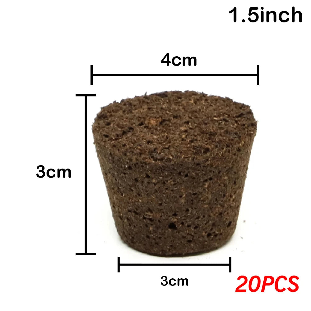 10/20pcs Hydroponic Plant Sponges Supplement Seeds Pods Replacement Root Growth Sponges Indoor Flower Vegetable Container Tool