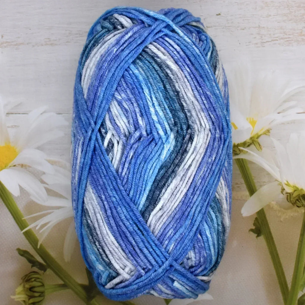 Milk Cotton Rainbow Yarn Premium 5Pcs Crochet Thread 130m