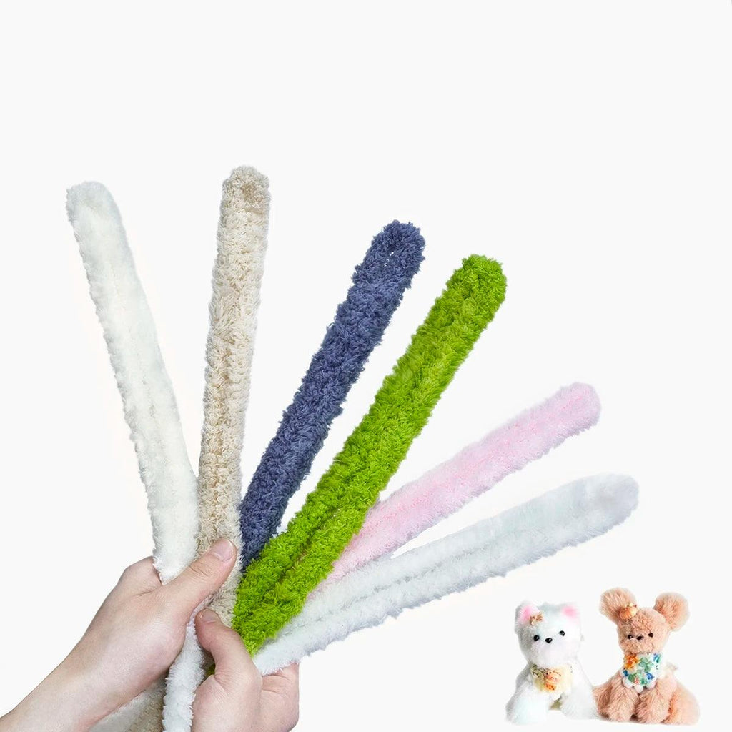 15mm 1m/pc *1 Ultra -dense plush wool to turn hand -made DIY puppies coral thread twisting stick eyes Beltin bell material bag