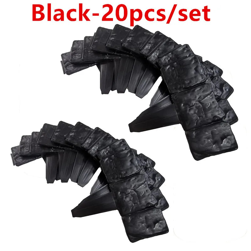 10Pcs/20Pcs/30Pcs Home Garden Border Edging Plastic Fence Stone DIY Yard Landscape Plant Fence Lawn Flower Plant Bed Decoration