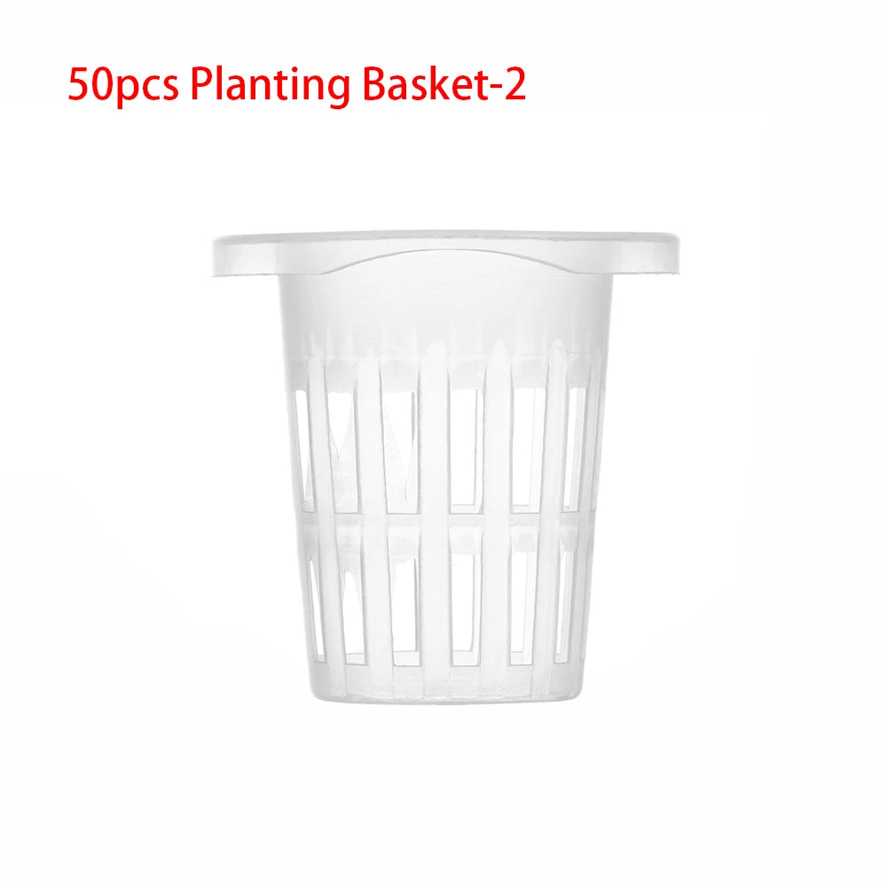 10/50pcs Soilless Hydroponic Vegetables Nursery Pots Planting Basket Flower Seed Cultivation Soilless Cultivation