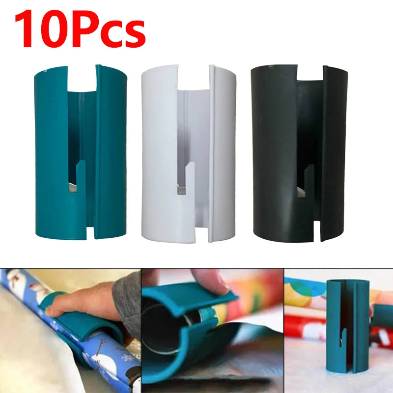 10Pcs Wrapping Paper Cutter Kraft Paper Craft Knife Roll Slide Line Cutter Scrapbooking Stamping Crafts Sewing Christmas Gift