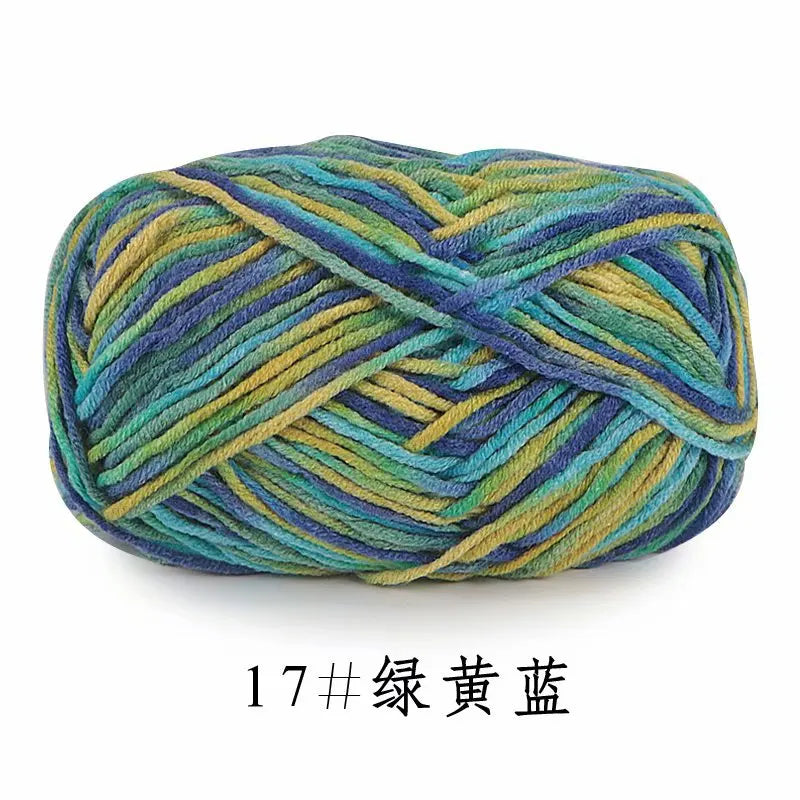 Milk Cotton Five Strand Gradual Change Wool Baby Knitting