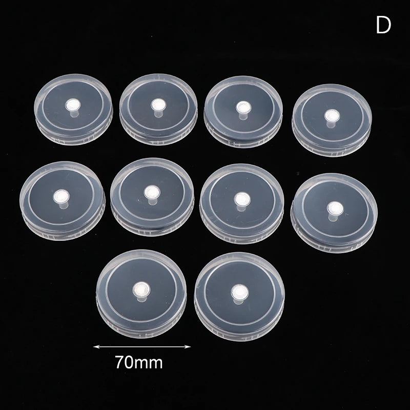 10Pcs Diameter 53/63/70mm Tissue Culture Bottle Cap Resistant Fungus Bottle Airtight Cap Breathable Special Cap Culture Caps