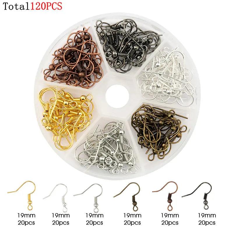 Alloy Accessories Jewelry Findings Set Earring Making Kit Lobster Clasp Open Jump Rings Repair Tools DIY Jewelry Making Supplies