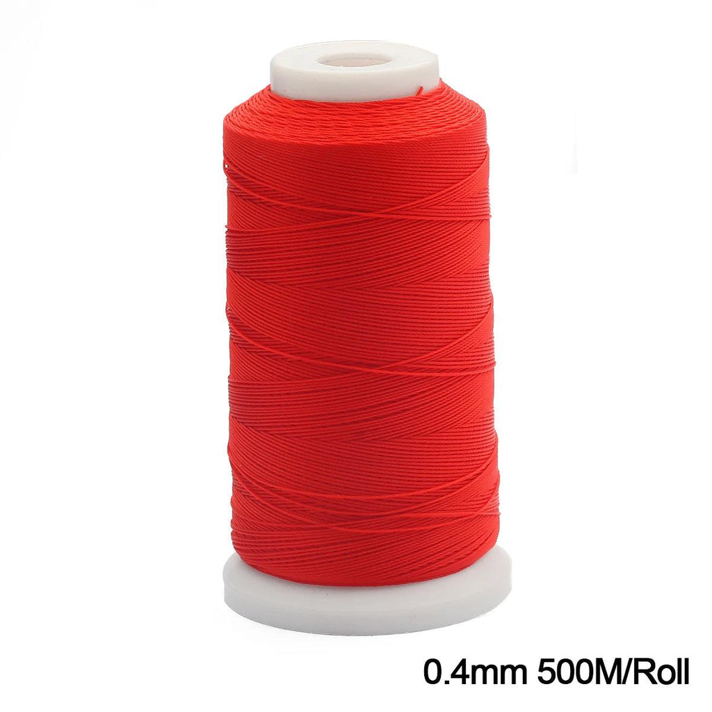 Red Nylon Cord Beading Thread Chinese Knot Macrame Cord Bracelet Braided Rope String For Jewelry Making DIY Craft Tassel Necklac