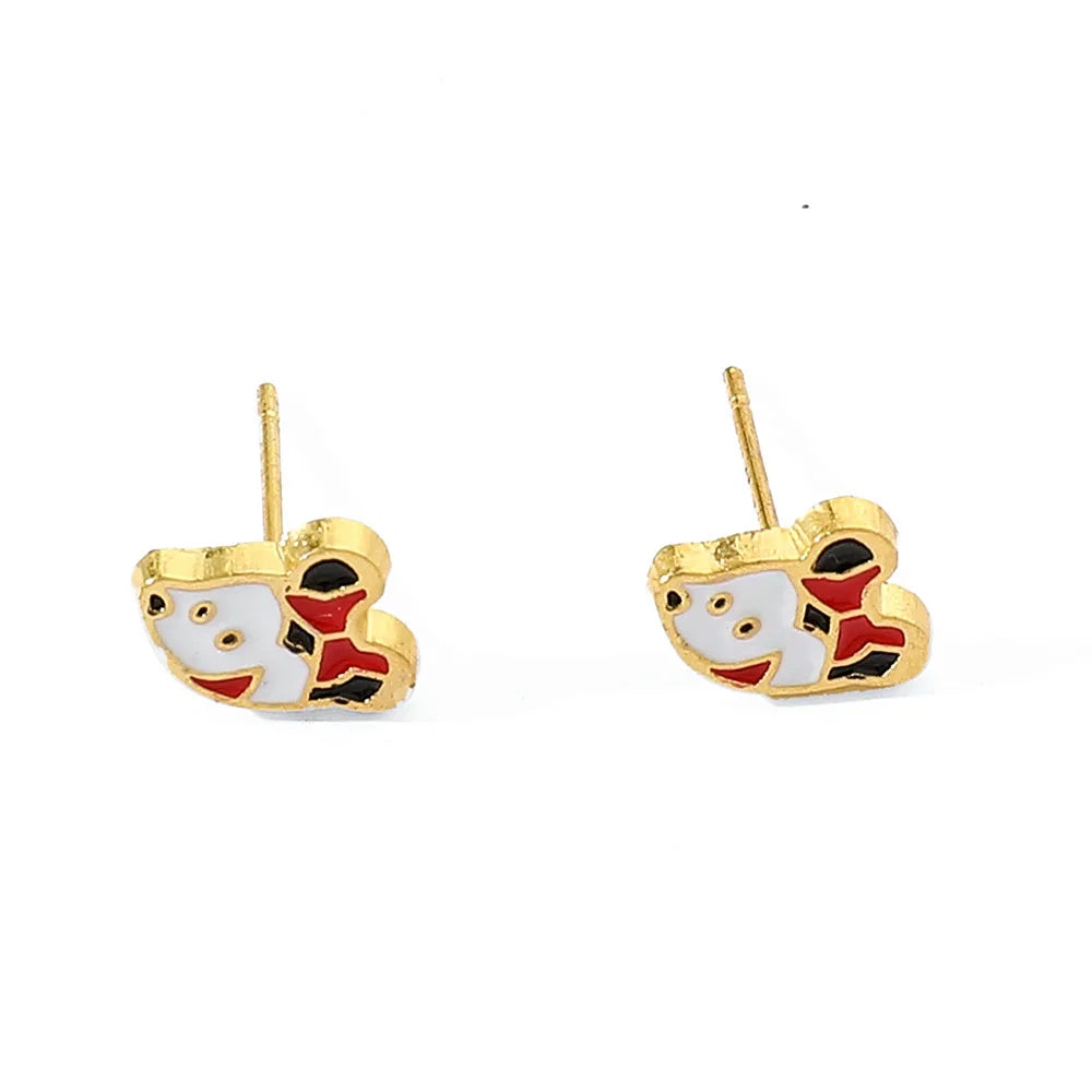 Disney Mickey Mouse Fashion Simplicity Earring Cute Cartoon Figure Tie Earring Surprise Gifts