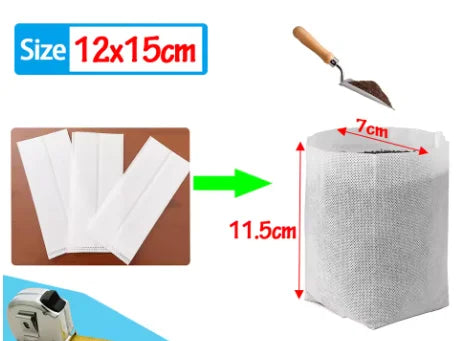 1000/100pcs Biodegradable Seed Nursery Bags Non-Woven Plants GrowBags Fabric Seedling Pots Plants Pouch for Home Garden Supply