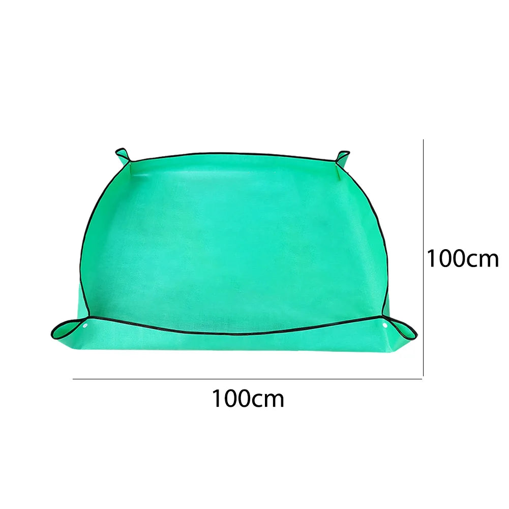 Foldable Planting Mat Waterproof Transplanting Mat Plant Flower Pot Reusable Anti-dirty Garden Potting Pad Gardening Accessories