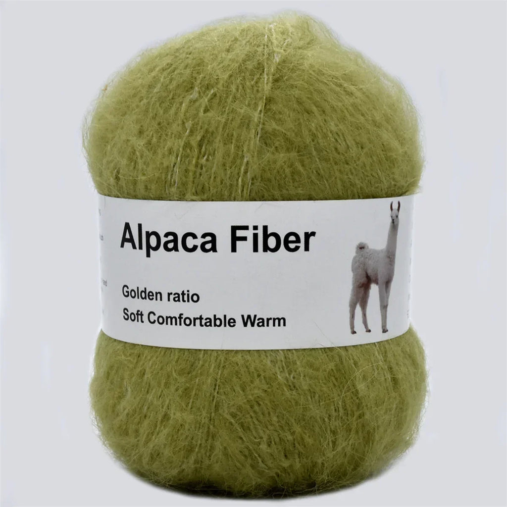 Alpaca Mohair Yarn Plush Thick Crochet Wool For Knitting