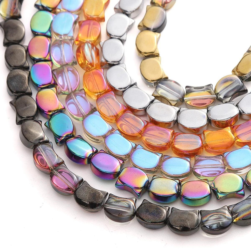 10x8mm 10Pcs Glass Crystal Iridescent Beads Handmade DIY Making Unique Jewelry Bracelets Earrings Accessories Materials
