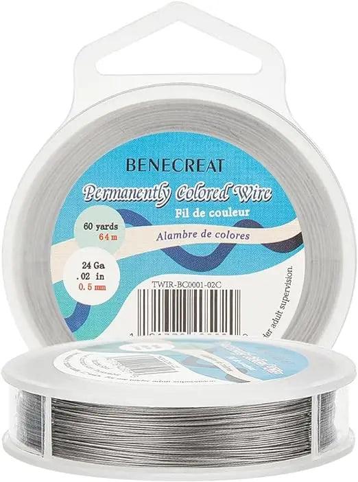 7 Strands Bead String Wire (0.25MM, 490FT) Nylon Coated Stainless Steel Beading Wire for Necklace Bracelet Making