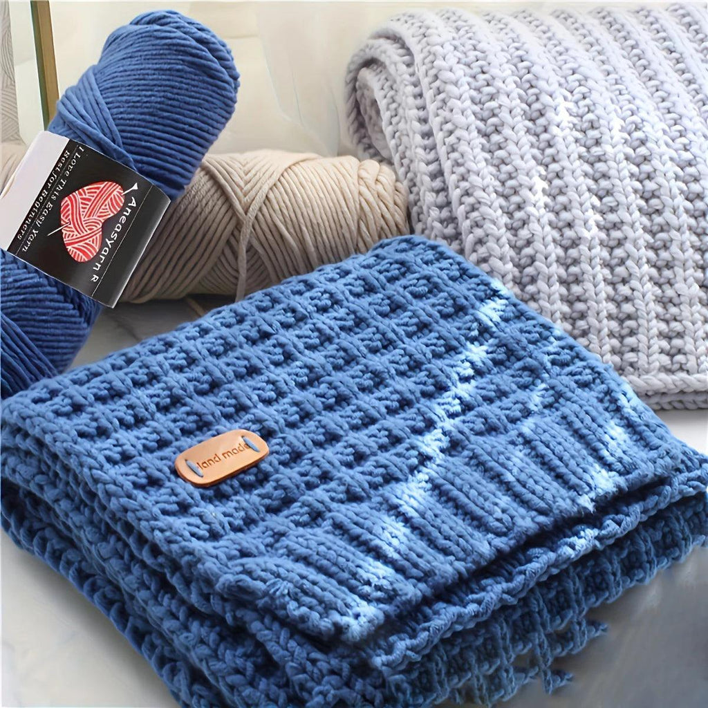 1pc 100g Thick Cotton Yarn for Knitting Crochet Yarn Weave Thread Lovely Creative Natural Soft Crochet Yarn