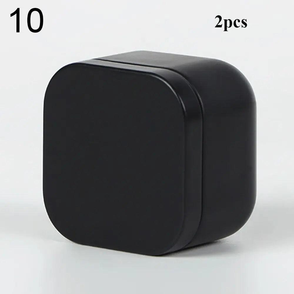 Portable Aluminum Tin Square Shape Jar Cosmetic Container Refillable Bottles Tea Cans Metal Box Candle Jars Candy Packaging Box - Winord