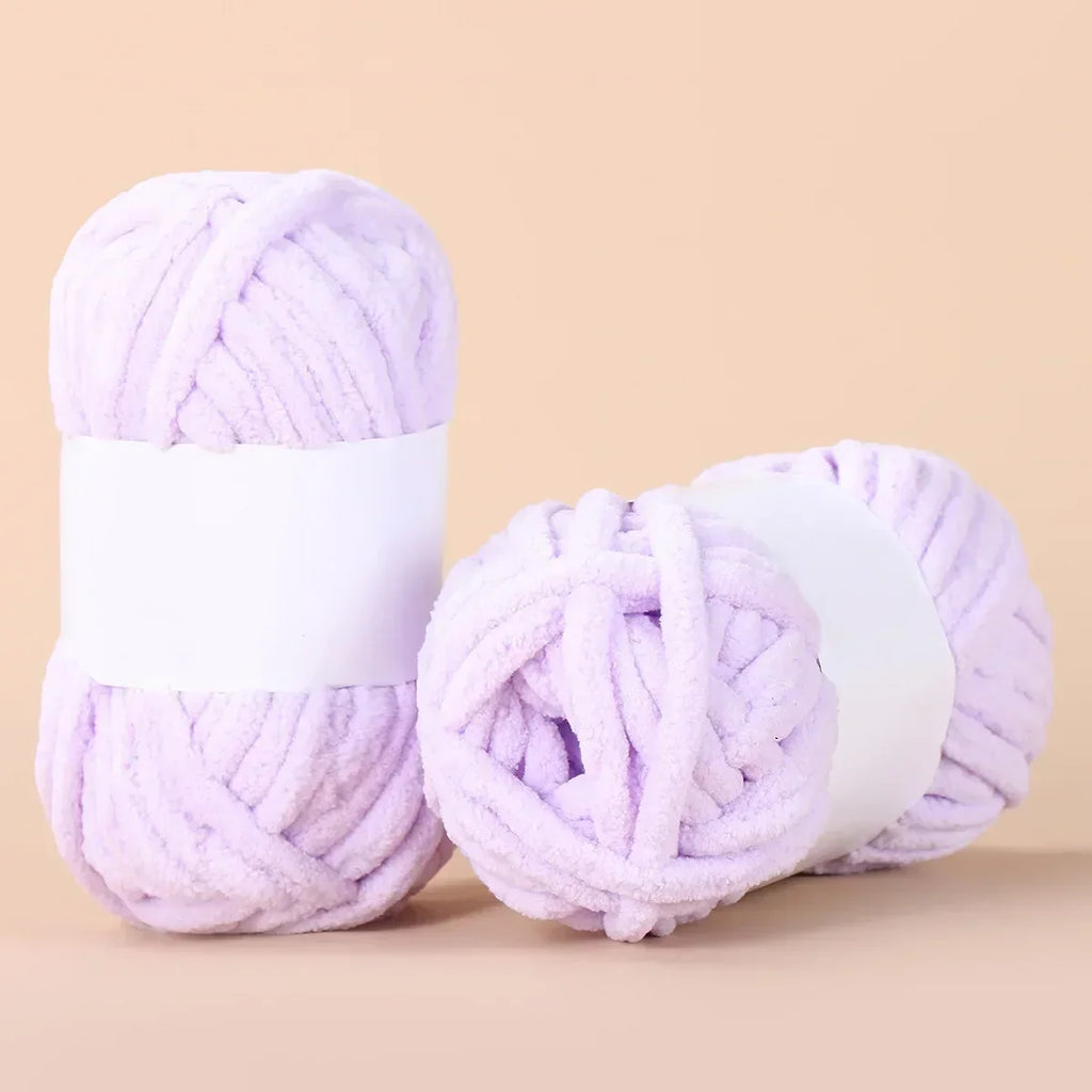 Thick Velvet Yarn Chenille For Baby Scarf And Hat Knitting