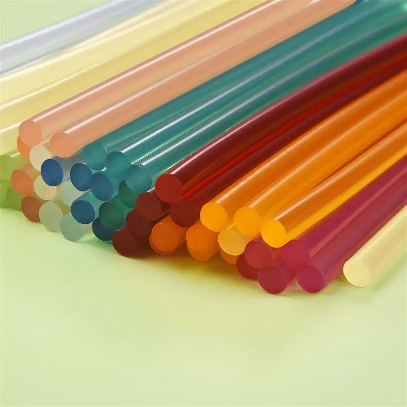 5pcs 7mmx200mm Glue Stick Clear Transparent DIY Craft Tool Hot Melt Adhesive Glue Sticks Repair Tools For Electric Glue Gun