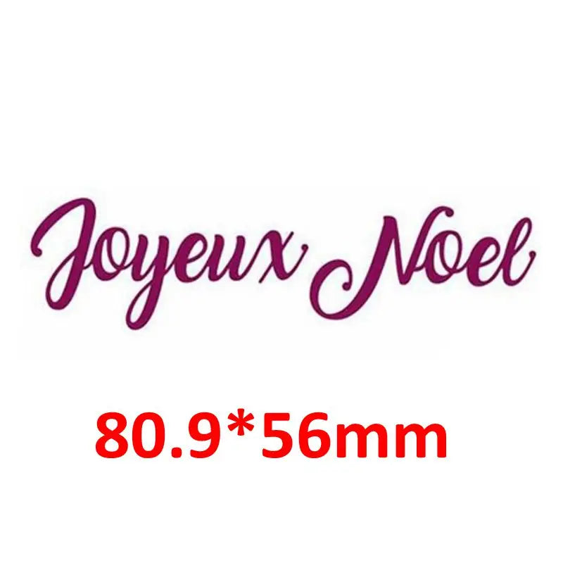 Cursive French Warm Wishes Merci Beaucoup Words Metal Cutting Dies Mould Knife DIY Scrapbooking Greeting Card Making Template