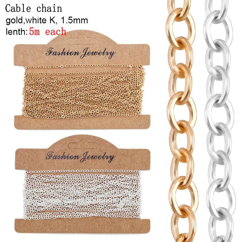Alloy Accessories Jewelry Findings Set Earring Making Kit Lobster Clasp Open Jump Rings Repair Tools DIY Jewelry Making Supplies