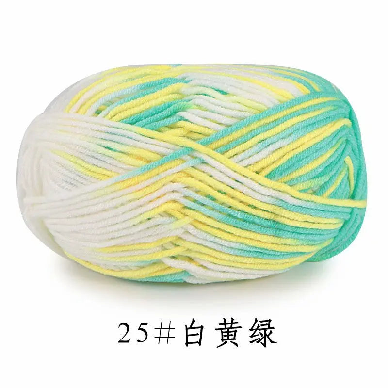 Milk Cotton Five Strand Gradual Change Wool Baby Knitting