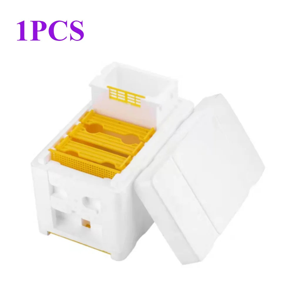 1/2PCS Queen Rearing Bee Breeding Box Beehive Holder Beekeeping Feeder Foam Pollination Box Bee Breeding Case Beekeeper Cage