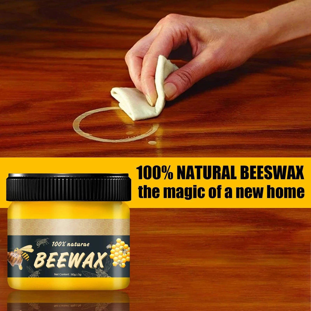 Beeswax Furniture Polish Wood Care Wax For Furniture Wood Wax For Dining Table Floor Doors Chairs Cabinets Maintenance Beeswax - Winord