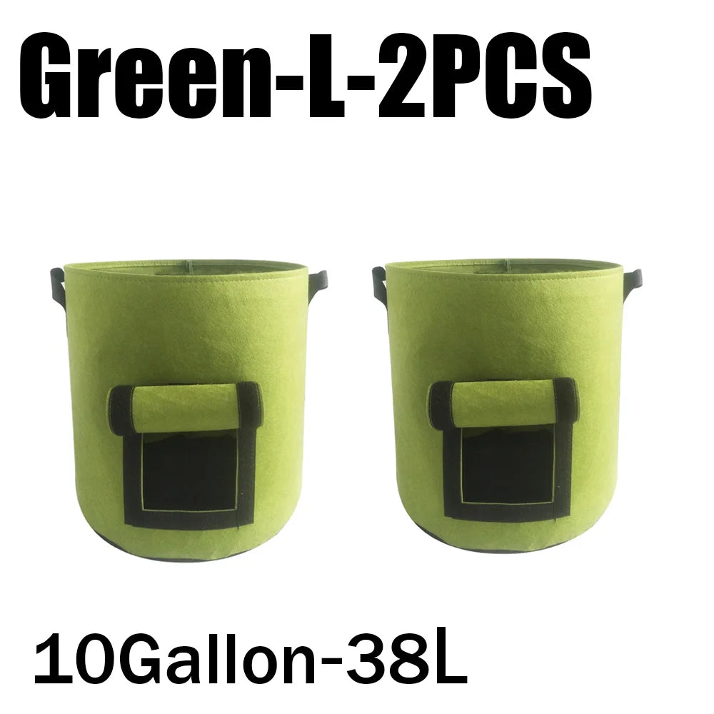 3Styles Felt plant grow bags nonwoven fabric garden potato pot greenhouse vegetable growing bags moisturizing vertical tools