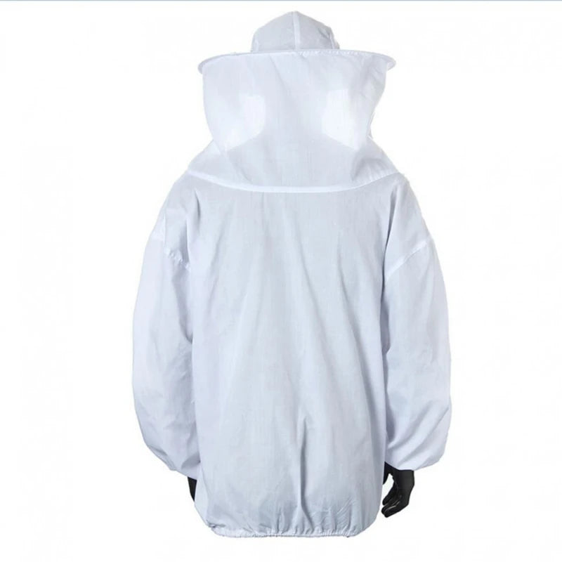 Honeybee Protective Clothing Foldable Beekeeping Split Suit Jacket Veil Suit Double Zipper Bee-proof with Hat Beekeepers
