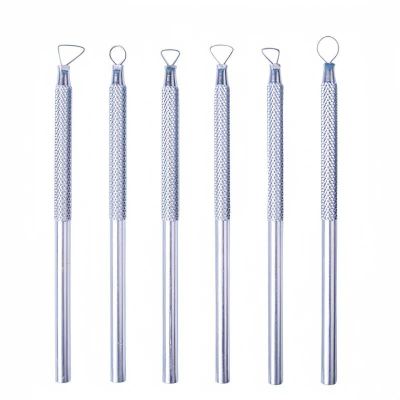 Clay tools ceramic repair 6-piece set of stainless steel aluminum rod