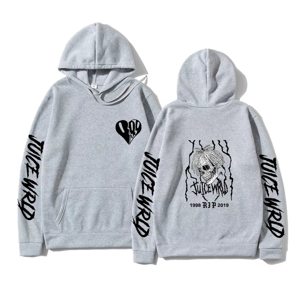 Juice WRLD Women Hoodies 999 Print Pullover Juicewrld Hooded Music Rapper Hip Hop Joggers Singer Fleece Sweatshirt Fans Men Tops