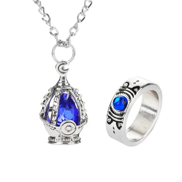 Anime Magic Girl Spiritual Nucleus Alloy Pendant Cosplay Puella Magi Madoka Magica Soul Gem Crystal Necklace Jewelry Accessory