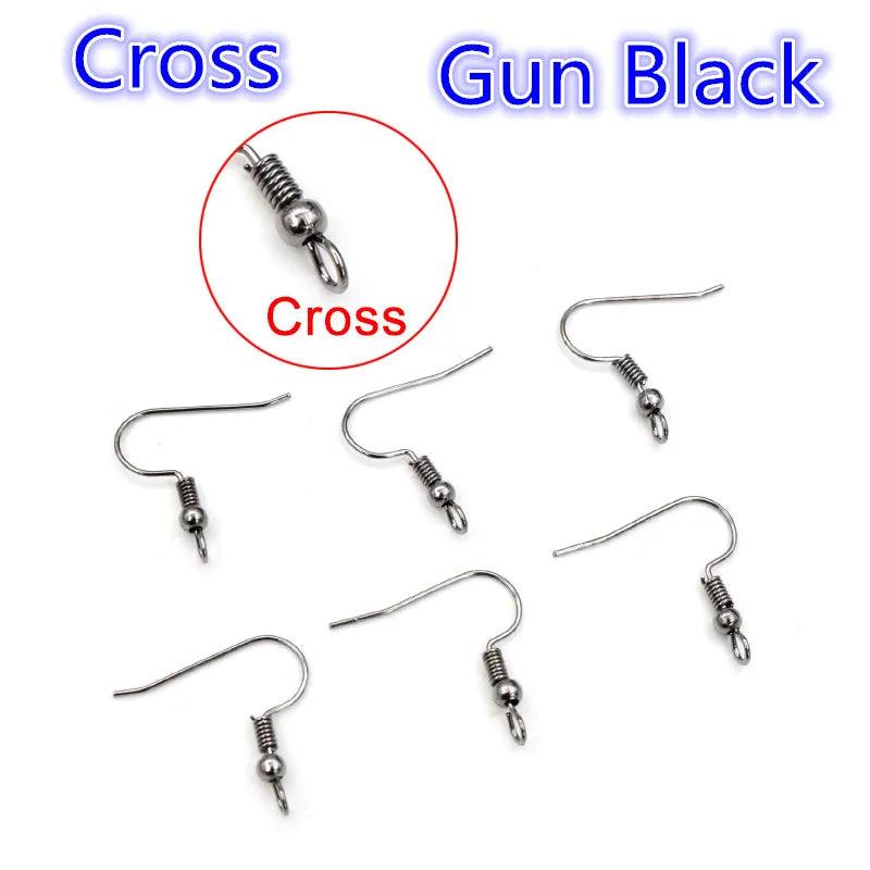 100pcs/lot 20x17mm DIY Earring Findings Earrings Clasps Hooks Fittings DIY Jewelry Making Accessories Iron Hook Earwire Jewelry