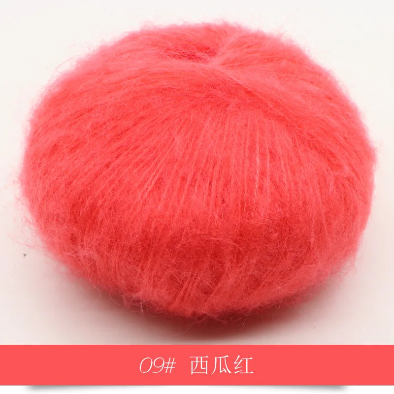 Mohair Yarn 25g Soft Knit Wool For Scarves And Sweaters