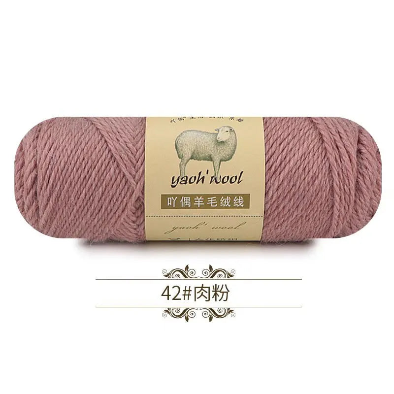 100g 50% Wool and 50% Acrylic Yarn for Hand Knitting and Crocheting Sweaters Blankets Hats and Shawls