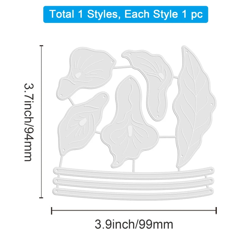 Animal Cutting Dies Dog with Coffee Hat Metal Stencil Template 3x3.6 Inch Embossing Stencils for DIY Crafts Scrapbook Album