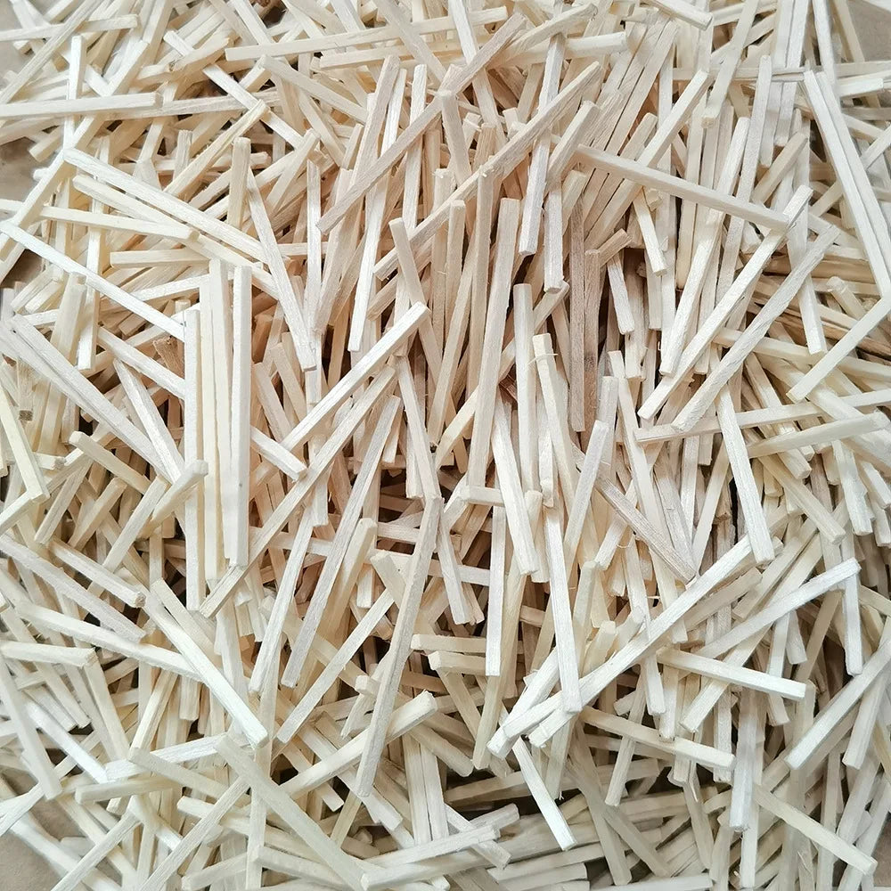 1000 Pcs Mini Craft Sticks Blocks Wooden Matchsticks Kindergarten Children DIY Hand Material Decoupage Wood Ornaments